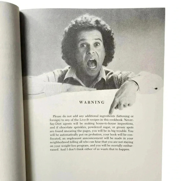 Vintage 1982 Never-Say-Diet Cookbook by Richard Simmons - Picture 4 of 15